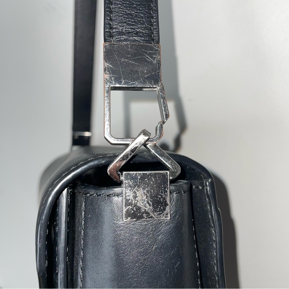 Alexander Wang Prisma Envelope Black Leather Shoulder Bag - Picture 6 of 16